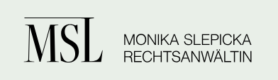 Logo Monika Slepicka Rechtsanwältin